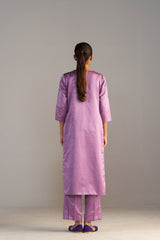 Light Purple Banarsi Kurta With Pants